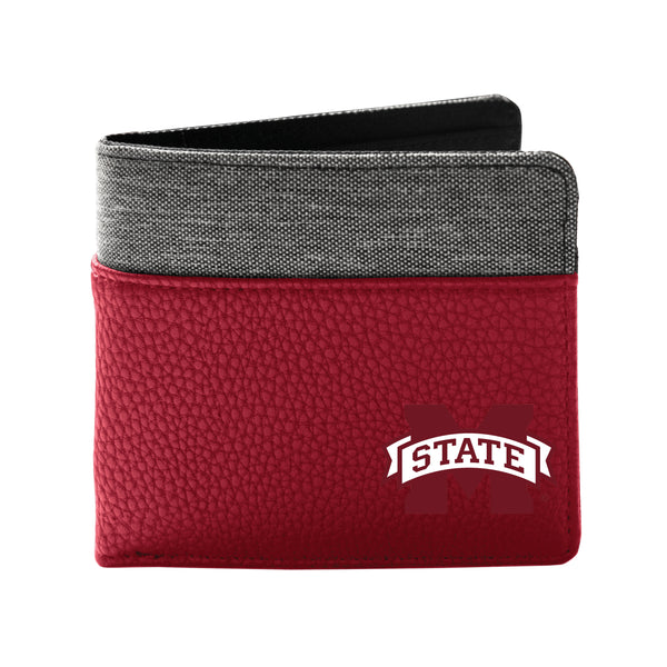 littlearth Mississippi State University Pebble BiFold Wallet