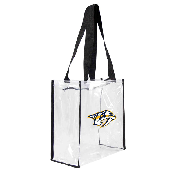 littlearth Nashville Predators Clear Square Stadium Tote