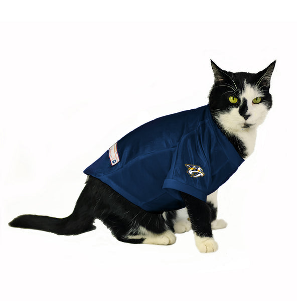 Littlearth Nashville Predators Custom Pet Stretch Jersey