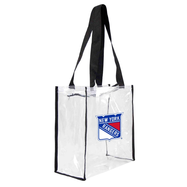 littlearth New York Rangers Clear Square Stadium Tote