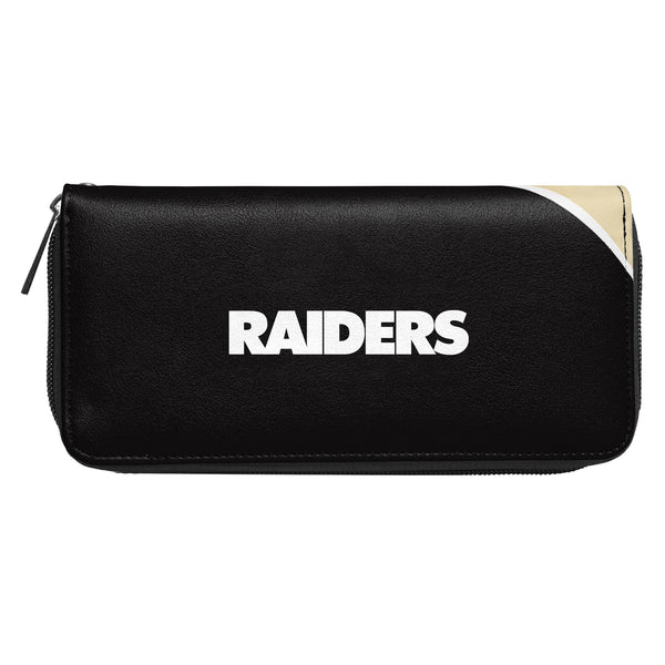 Littlearth Oakland Raiders Curve Zip Organizer Wallet