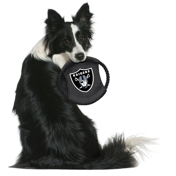 Littlearth Oakland Raiders Team Flying Disc Pet Toy