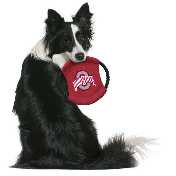 Littlearth Ohio State University Team Flying Disc Pet Toy