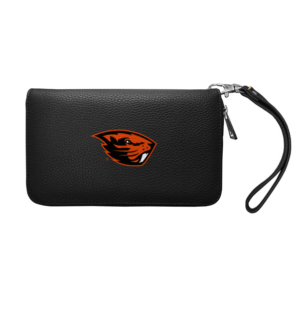 littlearth Oregon State University Zip Organizer Wallet Pebble