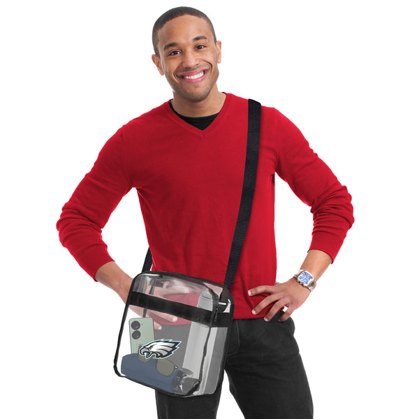 Littlearth Philadelphia Eagles Clear Carryall Crossbody