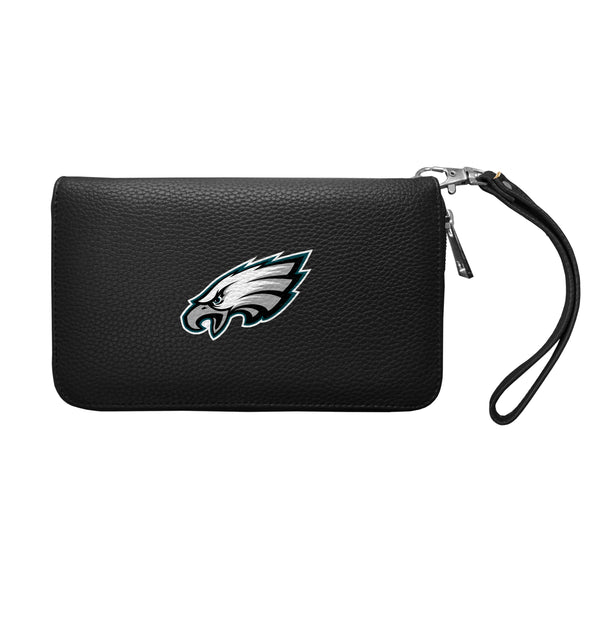 littlearth Philadelphia Eagles Zip Organizer Wallet Pebble