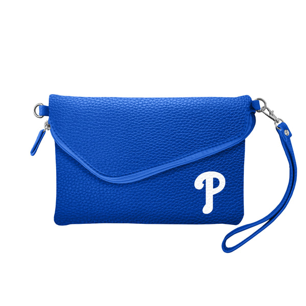littlearth Philadelphia Phillies Fold Over Crossbody Pebble