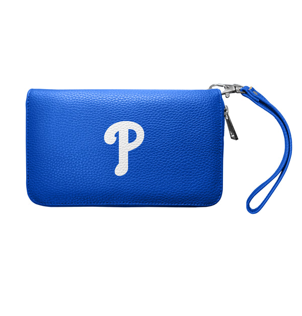littlearth Philadelphia Phillies Zip Organizer Wallet Pebble