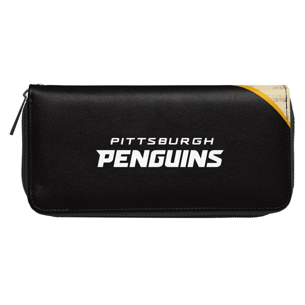 Littlearth Pittsburgh Penguins Curve Zip Organizer Wallet