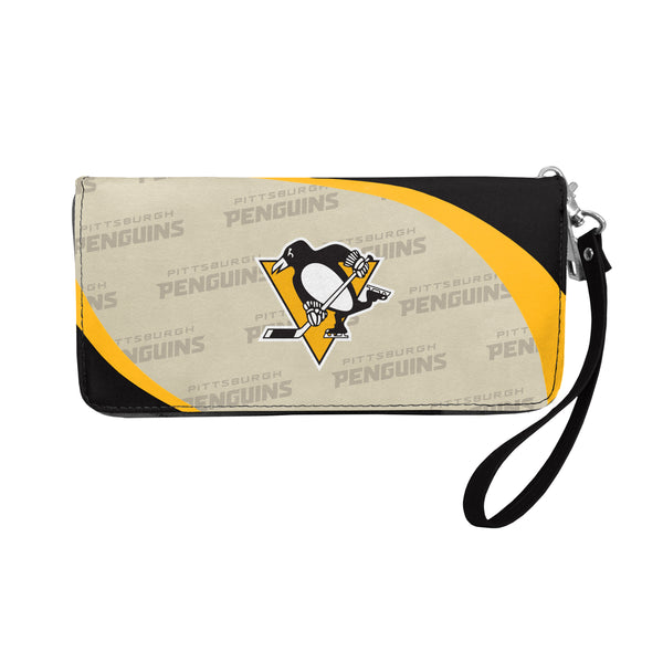 littlearth Pittsburgh Penguins Curve Zip Organizer Wallet