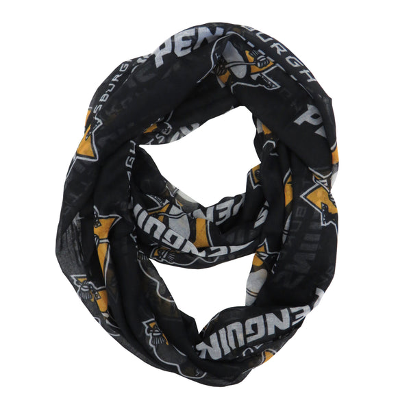 littlearth Pittsburgh Penguins Sheer Infinity Scarf