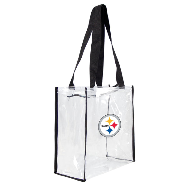 littlearth Pittsburgh Steelers Clear Square Stadium Tote