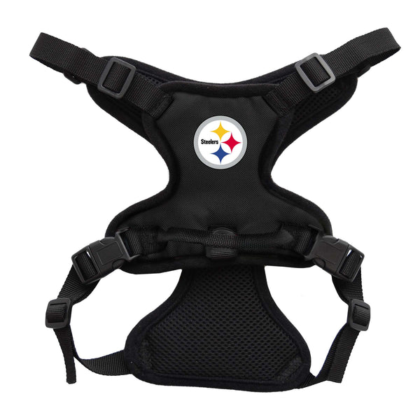 littlearth Pittsburgh Steelers Front Clip Pet Harness