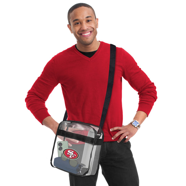 Littlearth San Francisco 49ers Clear Carryall Crossbody