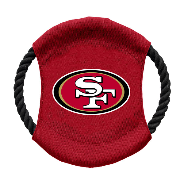 littlearth San Francisco 49ers Team Flying Disc Pet Toy