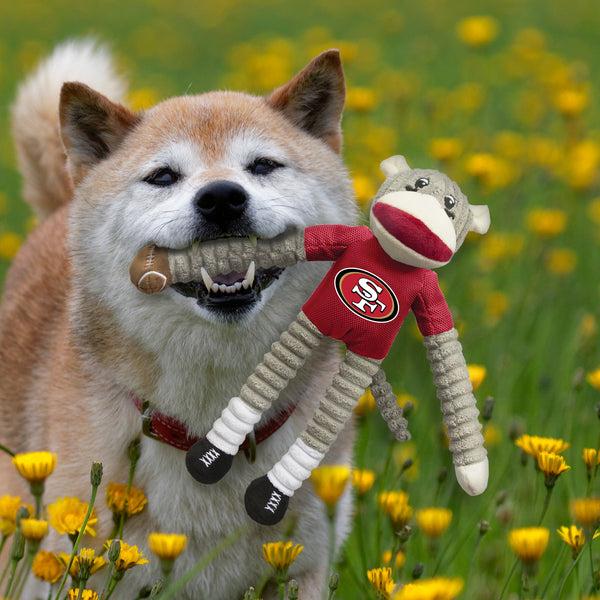 Littlearth San Francisco 49ers Team Sock Monkey Pet Toy