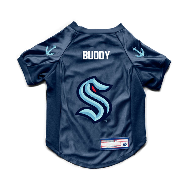 Littlearth Seattle Kraken Custom Pet Stretch Jersey