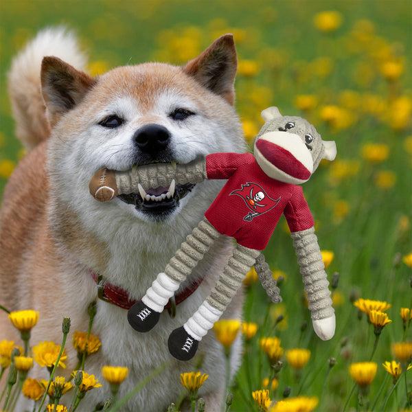 Littlearth Tampa Bay Buccaneers Team Sock Monkey Pet Toy