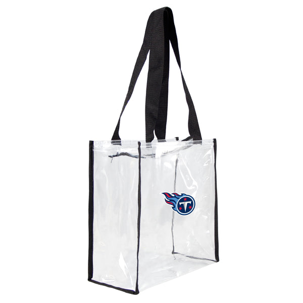 littlearth Tennessee Titans Clear Square Stadium Tote