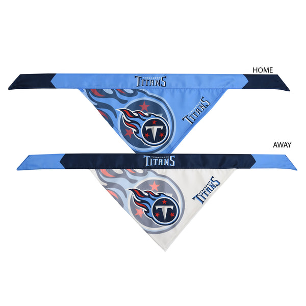 Littlearth Tennessee Titans Home And Away Pet Bandana Set