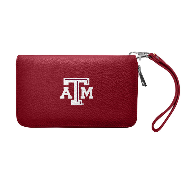 Littlearth Texas A & M University Zip Organizer Wallet Pebble
