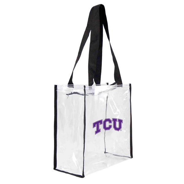 littlearth Texas Christian University Clear Square Stadium Tote