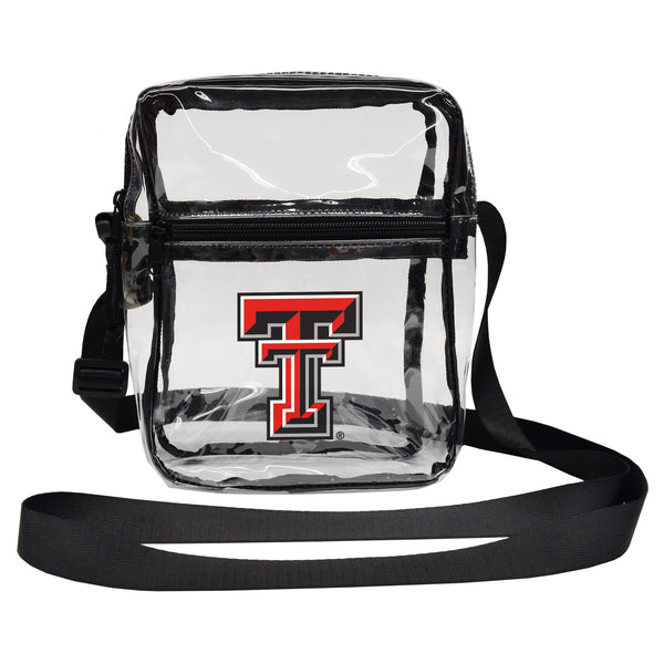 littlearth Texas Tech University Clear Sideline Purse