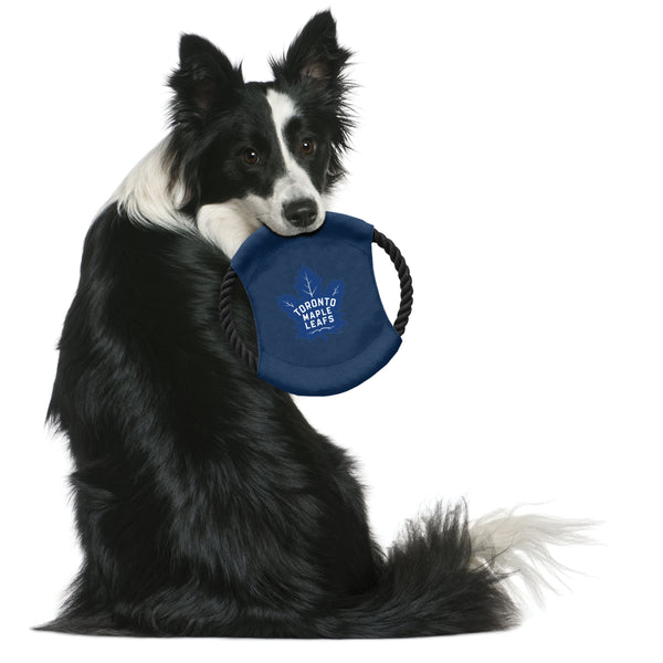 Littlearth Toronto Maple Leafs Team Flying Disc Pet Toy