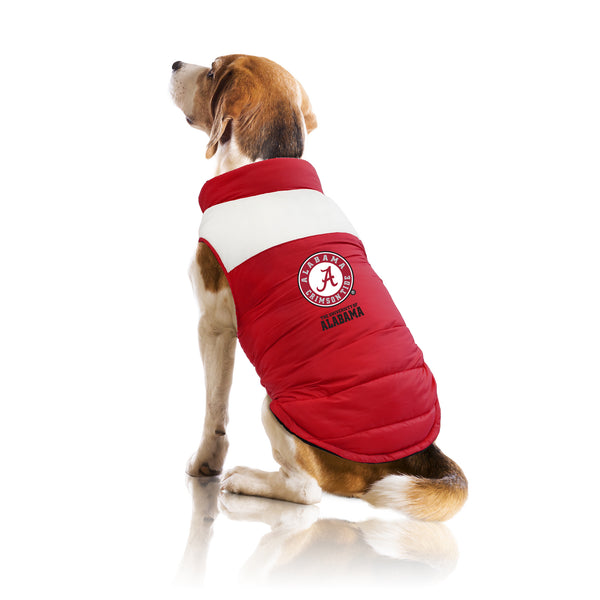 Littlearth University Of Alabama Pet Parka Puff Vest