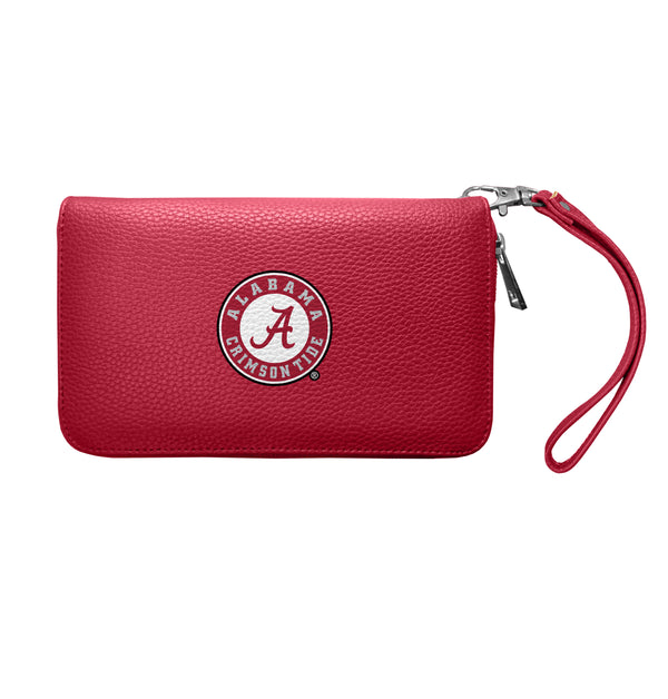 littlearth University of Alabama Zip Organizer Wallet Pebble