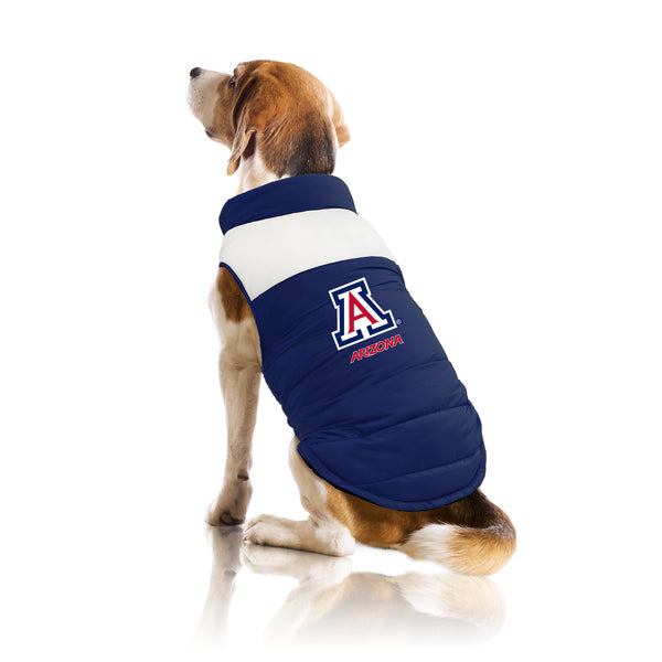Littlearth University Of Arizona Pet Parka Puff Vest