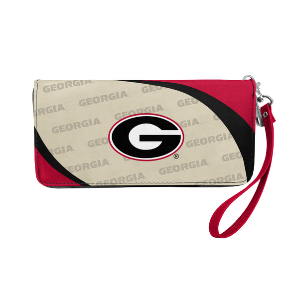 littlearth University of Georgia Curve Zip Organizer Wallet