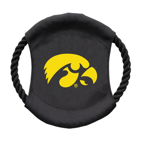 littlearth University of Iowa Team Flying Disc Pet Toy