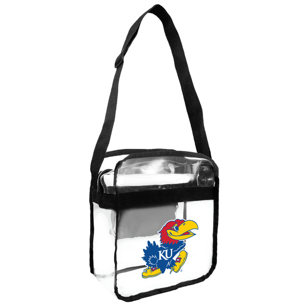 littlearth University of Kansas Clear Carryall Crossbody