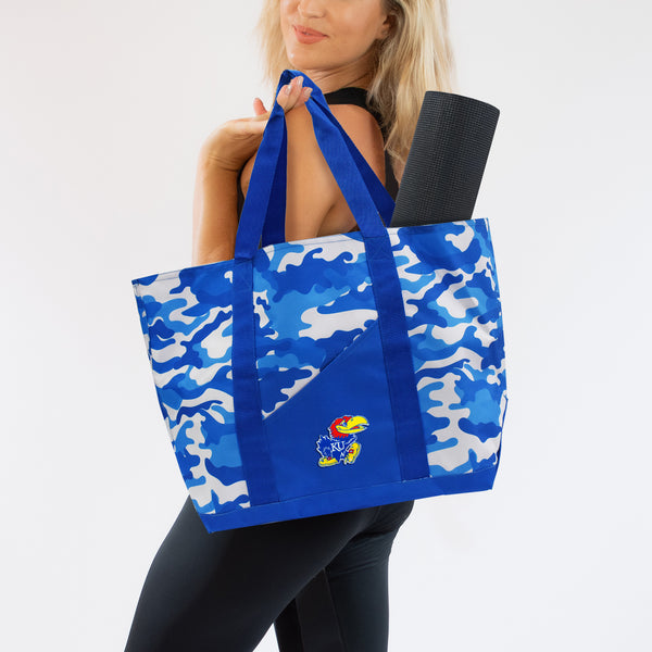 Littlearth University Of Kansas Super-Duty Camo Tote