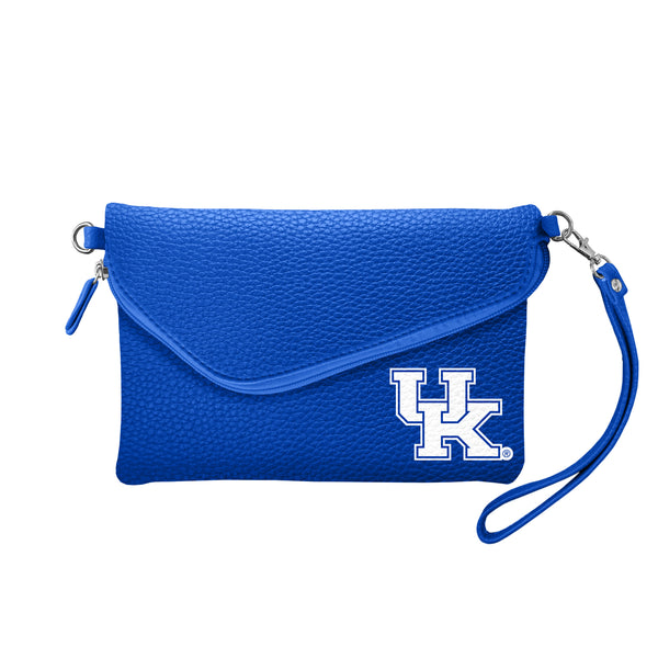 littlearth University of Kentucky Fold Over Crossbody Pebble