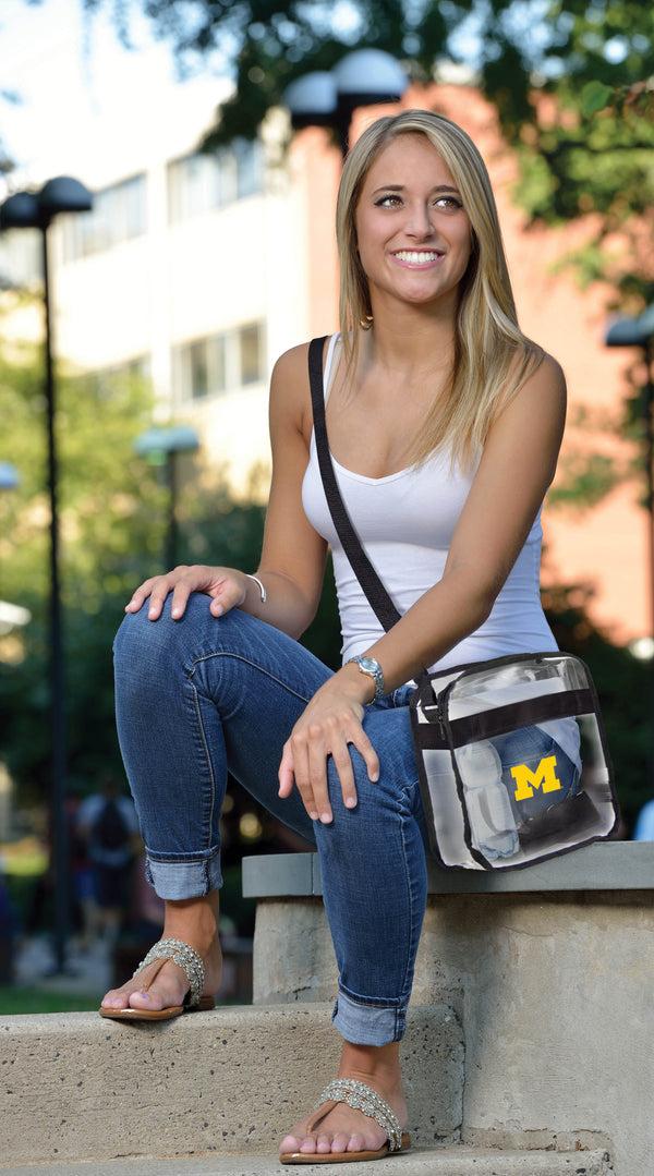 Littlearth University Of Michigan Clear Carryall Crossbody