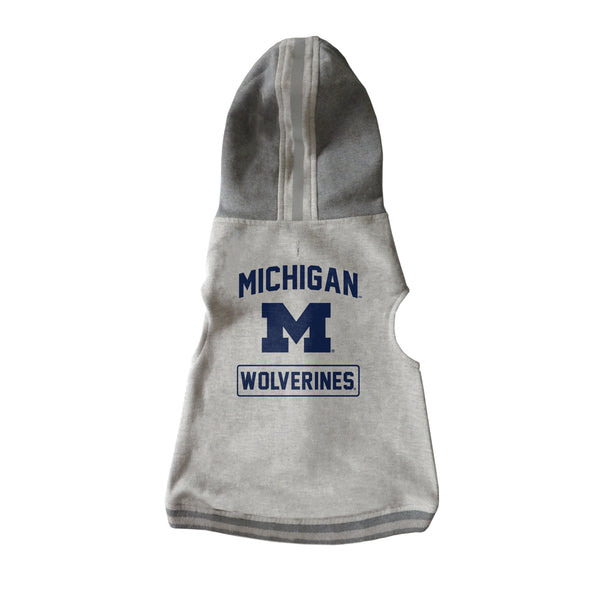 littlearth University of Michigan Pet Hooded Crewneck
