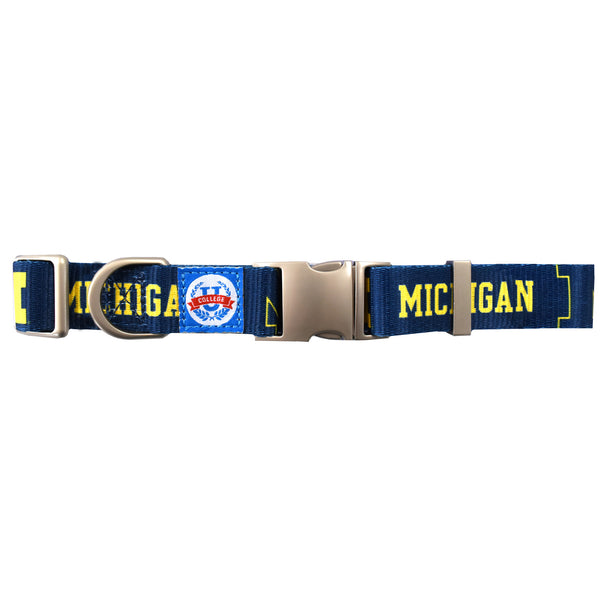 littlearth University of Michigan Premium Pet Collar
