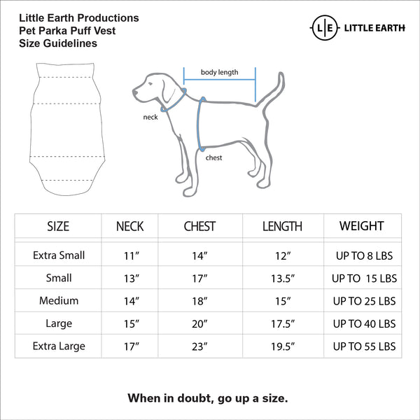 Littlearth University Of Minnesota Pet Parka Puff Vest