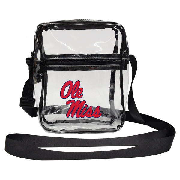 littlearth University of Mississippi Clear Sideline Purse