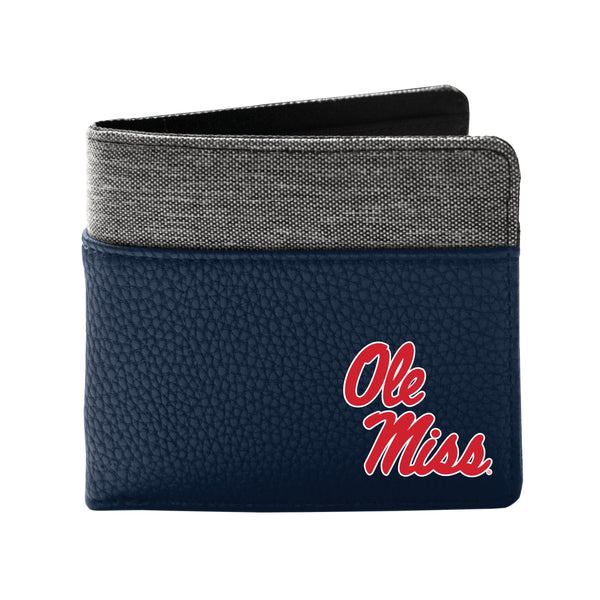littlearth University of Mississippi Pebble BiFold Wallet