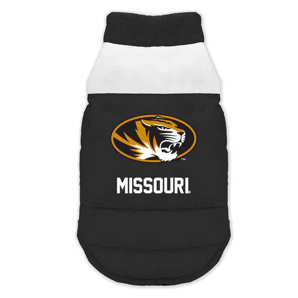 littlearth University of Missouri Pet Parka Puff Vest