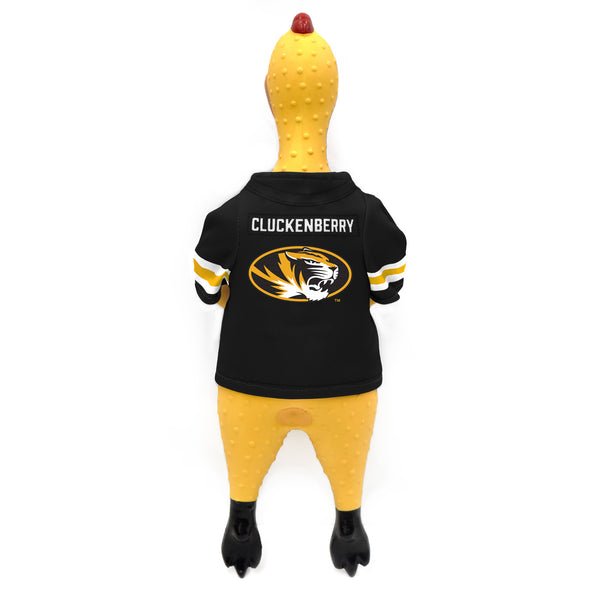 Littlearth University Of Missouri Rubber Chicken Pet Toy