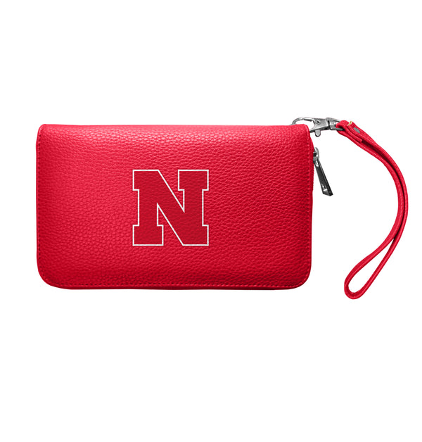littlearth University of Nebraska Zip Organizer Wallet Pebble