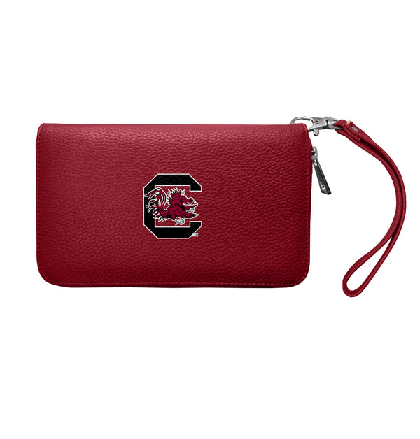littlearth University of South Carolina Zip Organizer Wallet Pebble