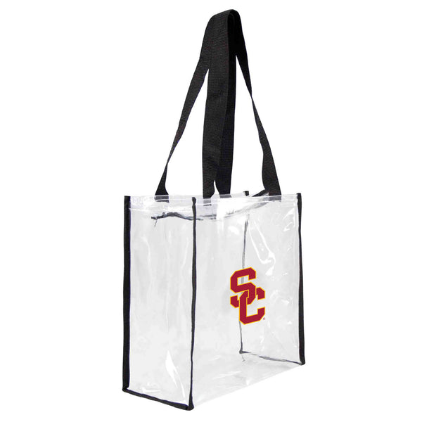 littlearth University of Southern California Clear Square Stadium Tote