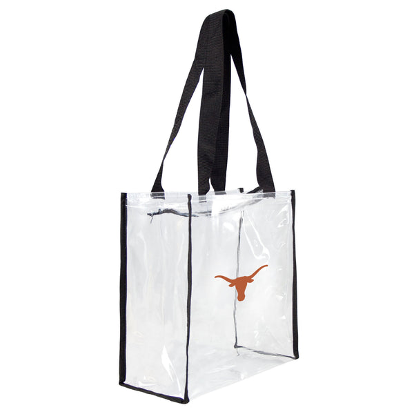 littlearth University of Texas Clear Square Stadium Tote