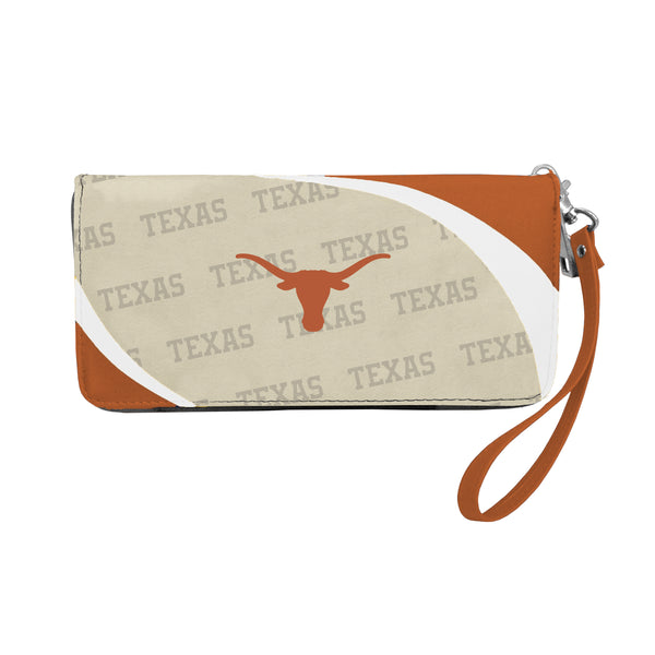 littlearth University of Texas Curve Zip Organizer Wallet