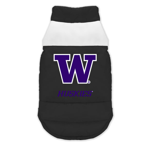 littlearth University of Washington Pet Parka Puff Vest